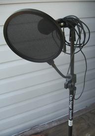 Microphone On Stage Stand