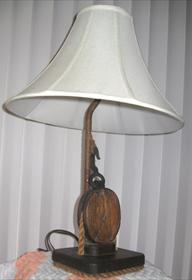 Sailing VesselThe DOVE Nautical Lamp made from one of