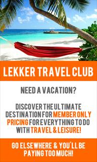 Lekker Travel Club   best priced travel deals